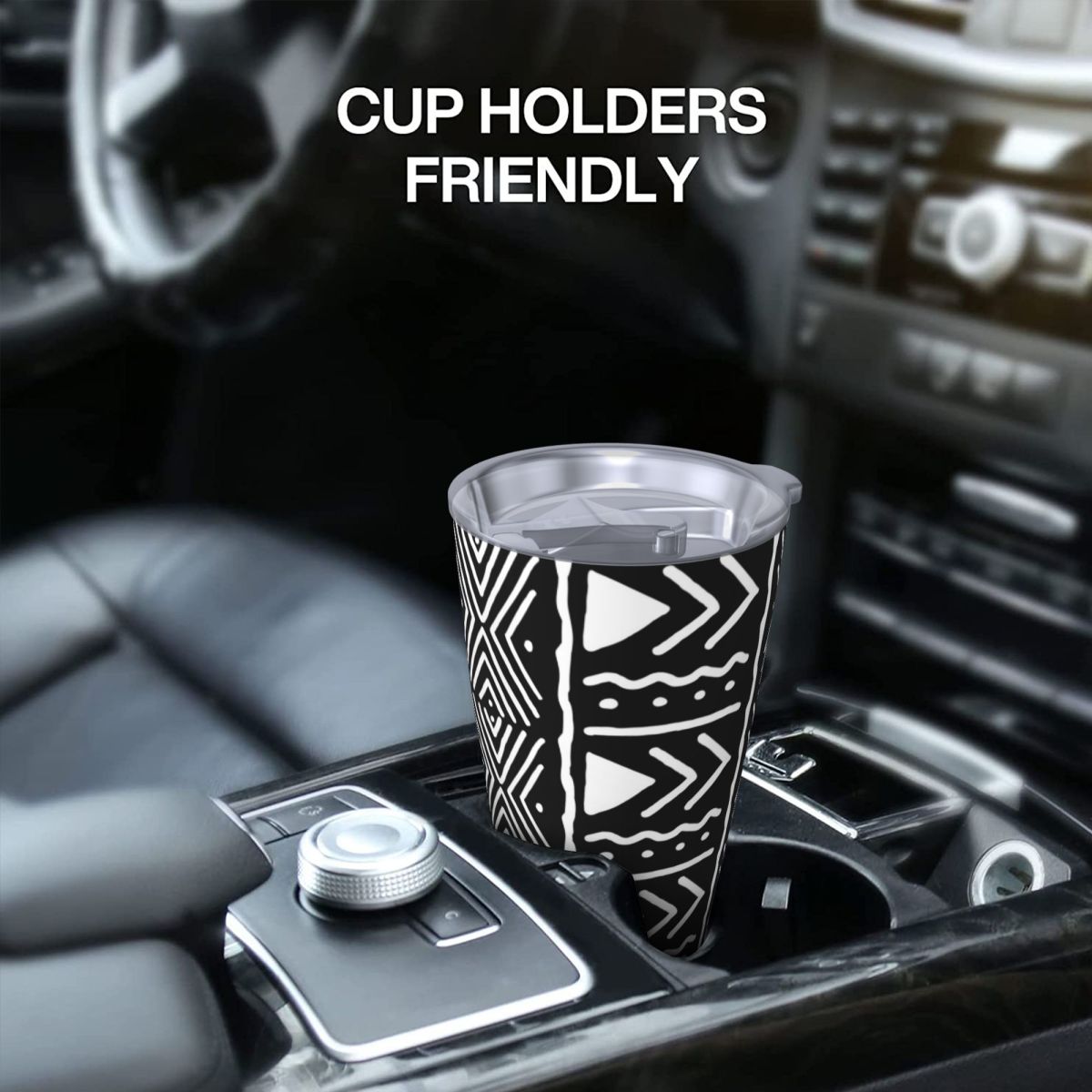 أبيض وأسود الأفريقي Bogolan ال - مراجعة Tumbler 20Oz White وسعره